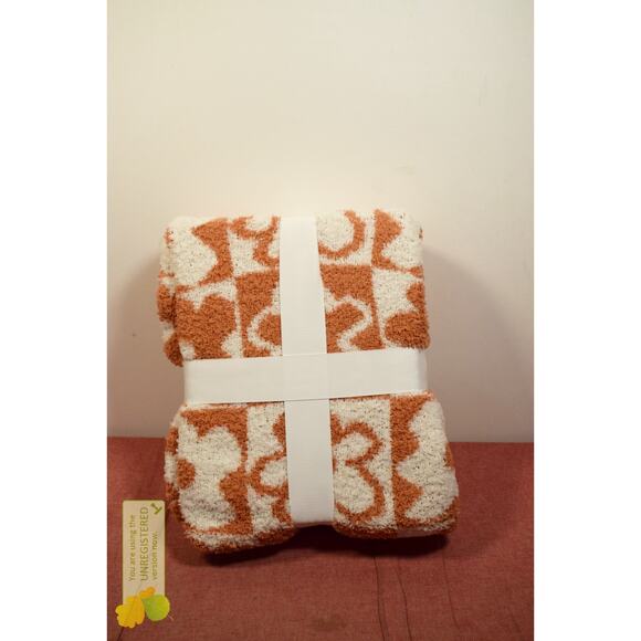 **Makers Collective 50x60" Teen Flower Throw Blanket Peach* - Picture 4 of 5